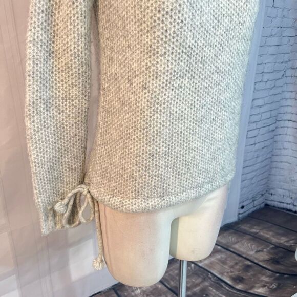 Madewell Turtleneck Knit-rib Long Sleeve Drawstring Hem Mohair Sweater Size XS - Picture 6 of 14